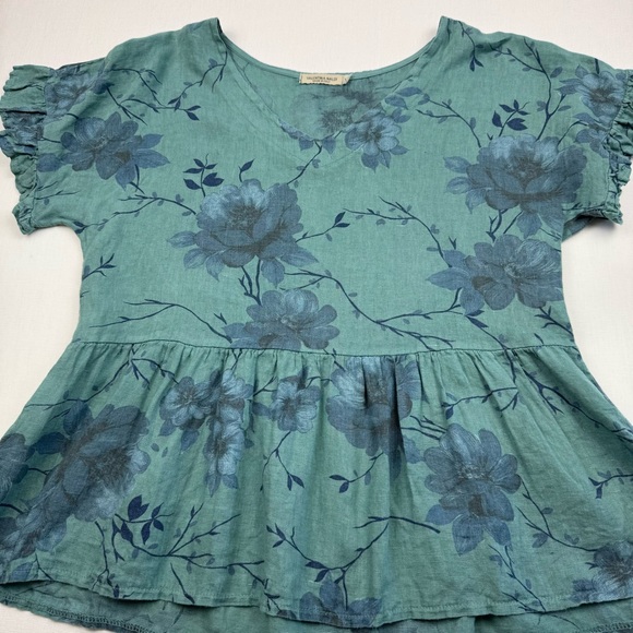 Valentina Naldi Italian Linen Top size Medium - Picture 3 of 16